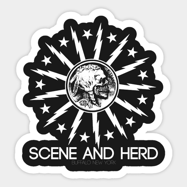 Scene & Herd Logo Sticker by SceneAndHerdRadio